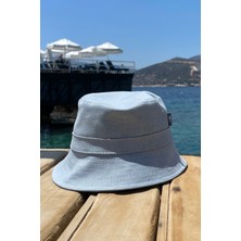 Sofist İstanbul Soft Blue City Bucket Hat Unisex Açık Mavi Balıkçı Şapka