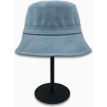Sofist İstanbul Soft Blue City Bucket Hat Unisex Açık Mavi Balıkçı Şapka