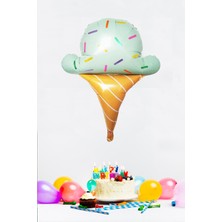 Pekshop Külahlı Dondurma Balon Dondurma Konsept Doğum Günü Balonu
