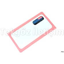Tkgz Xiaomi Mi Note 10 Lite Arka Kapak Batarya Pil Kapağı (Cam) Beyaz