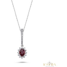 Anturaj Oval Pırlanta Kolye PK18