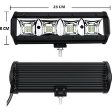 Dekohop Off Road 9 Inç LED Bar 36 LED 108 W Çalışma ve Sis Lambası LED Bar Beyaz Işık