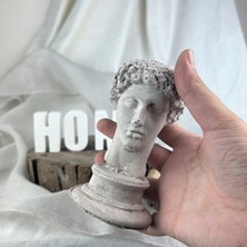 Oasis Decoration Vizon Eskitme Hermes ve Socrates 13 cm Büst 2'li Heykel Set Dekoratif Obje