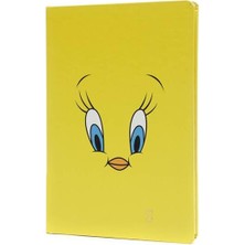 Mabbels Tweety Sert Kapak Ciltli Kareli 96 Yaprak Defter