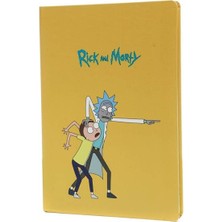Mabbels Rick&morty Sert Kapak Ciltli Çizgili 96 Yaprak Defter