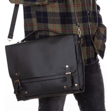 Saraci Leather Craft Deri Erkek Evrak ve Laptop Çantası