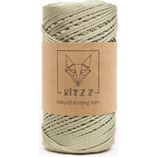 Ritzz Floş Makrome Ipi / 2 mm / Yağ Yeşili