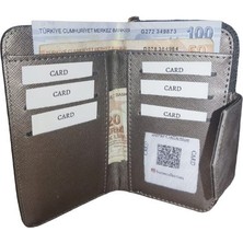 BC Barse Collection Barse Collection  Kadın Küçük Boy Fermuarlı Patlı Cüzdan Kartlık