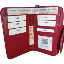 BC Barse Collection Barse Collection  Kadın Küçük Boy Fermuarlı Patlı Cüzdan Kartlık