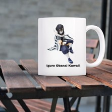 Çılgıntrend Anime Demon Slayer Iguro Obanai Kawaii Tasarımlı Kupa Bardak