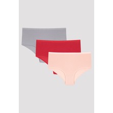 Penti Hot Fall 3lü Yüksek Bel Çok Renkli Slip Külot