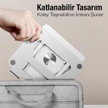 Coofbe Alüminyum 360 Dönebilen Taşınabilir Yükseklik Ayarlı Laptop Standı Teblet Notebook Standı