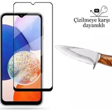 CepStok Samsung Galaxy A14 Kırılmaz Cam 5d Tam Kaplayan 9h Temperli Ekran Koruyucu