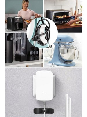 Epazzar 12 Adet Kablo Sarma ve Toplama Aparatı Yapışkanlı Kablo Düzenleyici Tutucu 12 Adet