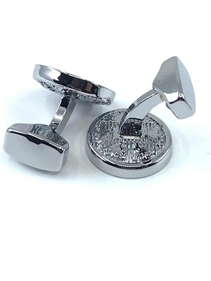 Kravatkolik Isme Özel Hediye Gümüş Renk Osmanlı Tuğrası