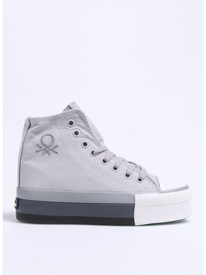 Benetton Gri Kadın Sneaker BN-30944
