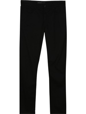 Altınyıldız Classics Normal Bel Boru Paça Comfort Fit Siyah Erkek Pantolon 4A012320009227
