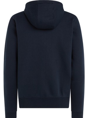 Tommy Hilfiger Fermuarlı Yaka Mavi Erkek Sweatshırt MW0MW31507DW5