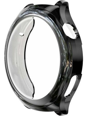 Basias Huawei Watch 4 / Huawei Watch 4 Pro Uyumlu 360 Koruma Ultra Ince Önü Kapalı Tpu Silikon Kılıf