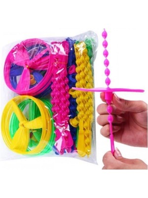 Çerçiciniz Dev Ufo Pervane Oyuncak 24 Adet Renkli Çocuklar İçin Eğlenceli Oyun