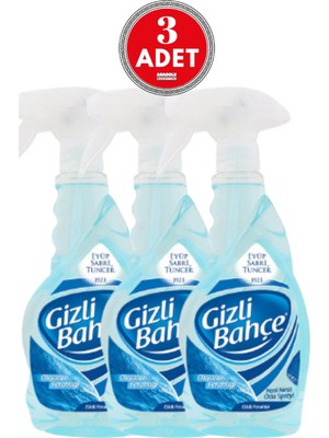 Eyüp Sabri Tuncer Gizli Bahçe Oda Kokusu Okyanus Ferahlığı 500 ml x 3 Adet