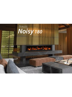 Dorlote Noisy 180 Elektrikli Şömine (Isıtıcılı, Bluetooth)