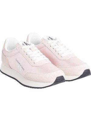 Calvin Klein Retro Runner Low Laceup N Pembe Kadın Sneaker