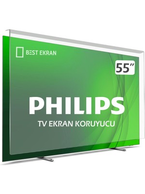 Best Ekran Philips 55OLED708 Tv Ekran Koruyucu - Philips 55" Inç 139 cm Ekran Koruyucu 55OLED708/12 Ambilight