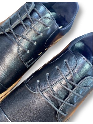 Voyager Siyah Bağlı Casual Erkek Deri Ayakkabı (3414) - Siyah - 43 - ST01884-SİYAH-43