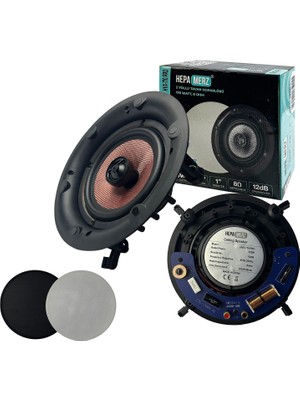 Hepa Merz HVX-170 Pro üst Seviye Alçıpan Tavan Hoparlörü 16 cm 170 Watt (Adet)