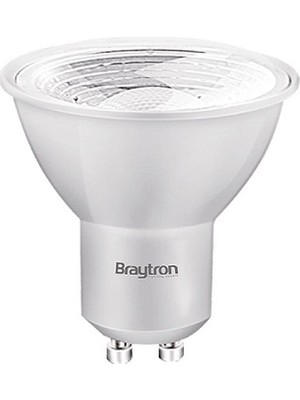 Braytron BA25-00651-BRAYTRON 6.5W 4000K Soğuk Beyaz GU10 Lensli LED Ampul 6 Lı Paket