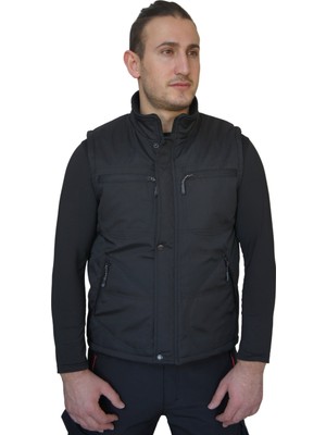 Uniprom Iş Yeleği Içi Polarlı ve Elyaflı Su ve Rüzgar Geçirmez 4 Cepli