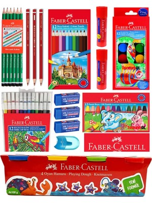 Glanart Faber Castell Full Okul Seti Kreş Seti