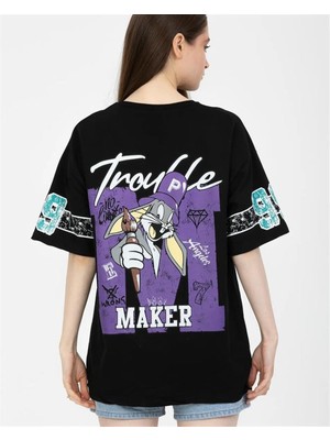 Cazibe T-Shirt 0990-1565 Fırça Maker Baskılı 2 Iplik