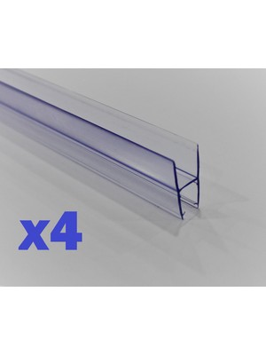 Fersan Aksesuar Cam Balkon 8 mm Şeffaf Fitil Büyük H 4 Adet 150 cm