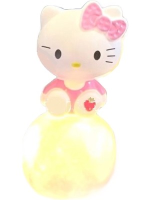 Schulzz Sanrio Hello Kitty Silikon Gece Lambası