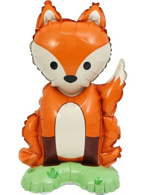 Kidspartim Ayaklı Tilki Folyo Balon 49X26 cm
