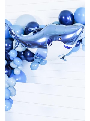 Pekshop Köpek Balığı Folyo Balon Büyük Shark Köpek Balığı Balon