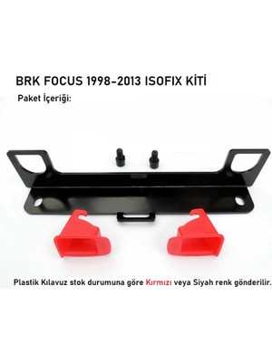 BRK Robotics Focus Birebir Uyumlu Bebek Koltuğu Isofix Aparatı Montaj Vidaları ve Plastiği