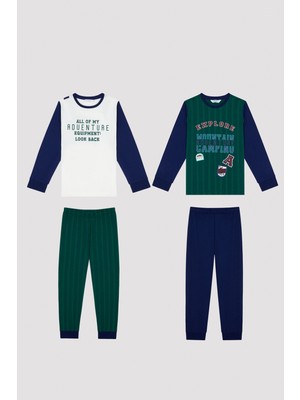 Penti Erkek Çocuk Explorer Uzun Kollu 2'li Pijama Takımı