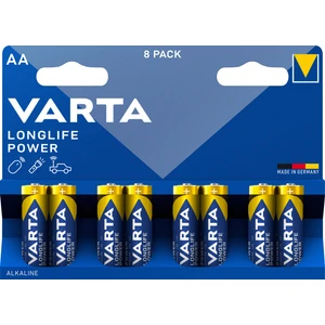 VARTA Longlife Power AA Alkalin kalem pil 8'li paket