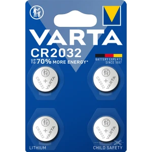 VARTA CR2032 'li Lityum Düğme Pil 4'lü paket