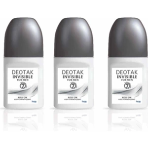 Invisible Men Roll On Deodorant 35 ml 3 Adet