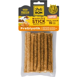 Super Munchy Yenebilir Ödül Çubuğu Prebiyotikli Kalın 15 Adet