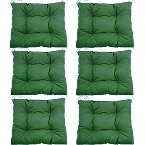 Mutfakta Moda Yeşil Sandalye Minderi 6 Lı