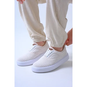 CH173 Cbt Velluto Erkek Ayakkabı Beyaz