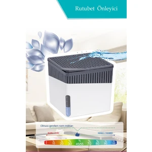 Nem Alıcı Rutubet ve Küf Önleyici Kare Aparat Beyaz Naturel