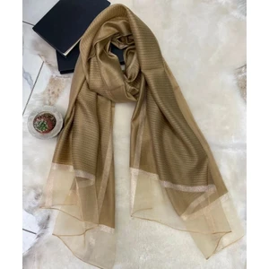 Taşlı Simli Tül Şal