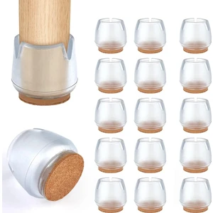 Kacar Home 8 Adet (2,1 cm Veya 2.5 Cm) Silikon Masa Sandalye Pabuç Koltuk Sandalye Kaydırmaz Zemin Koruyucu