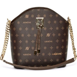 102 Kahve Baskılı Çanta